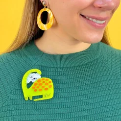 Erstwilder Thunder Lizard Brooch^ Brooches