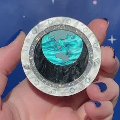 Erstwilder Tiny Blue Dot Brooch^ Brooches