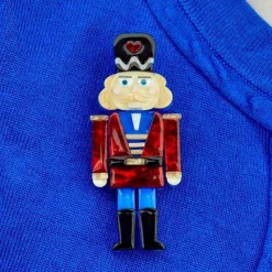 Erstwilder Tiny Tin Soldier Brooch^ Brooches
