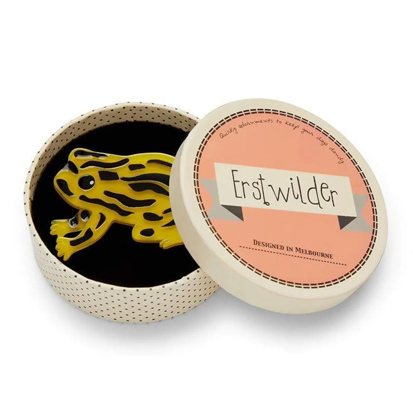 Erstwilder Tiny Toxic Tim Brooch^ Brooches