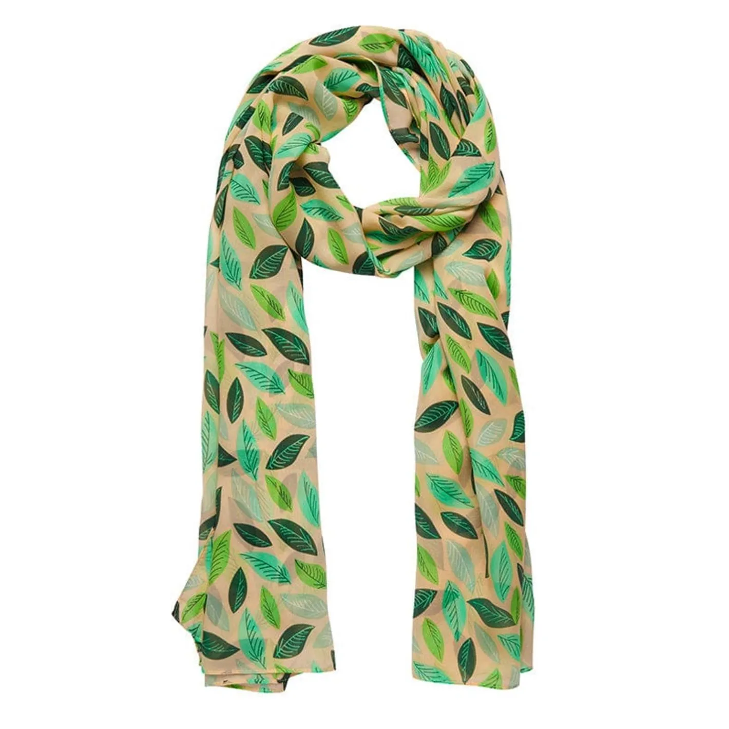 Erstwilder Tranquil Leaves Large Neck Scarf^ Scarves