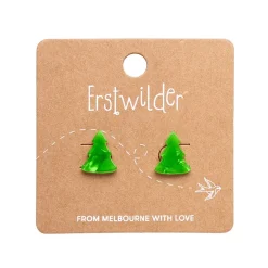 Erstwilder Tree Ripple Stud Earrings - Green^ Essential Earrings