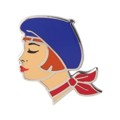 Erstwilder Tres Chic Enamel Pin - Blue^ Enamel Pins