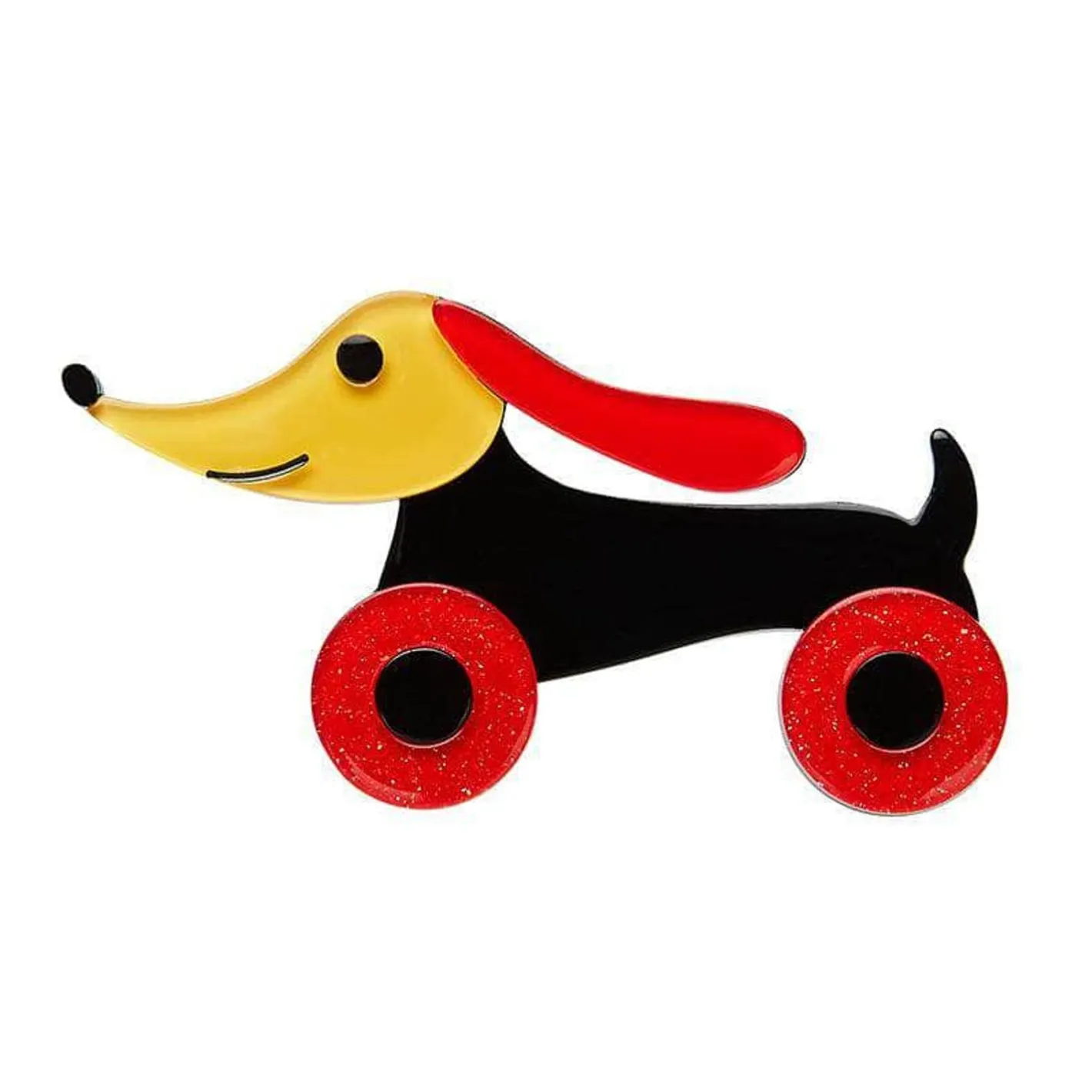 Erstwilder Trundling Tail-Wagger Brooch^ Brooches
