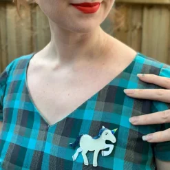 Erstwilder Ula The Unicorn Brooch^ Brooches