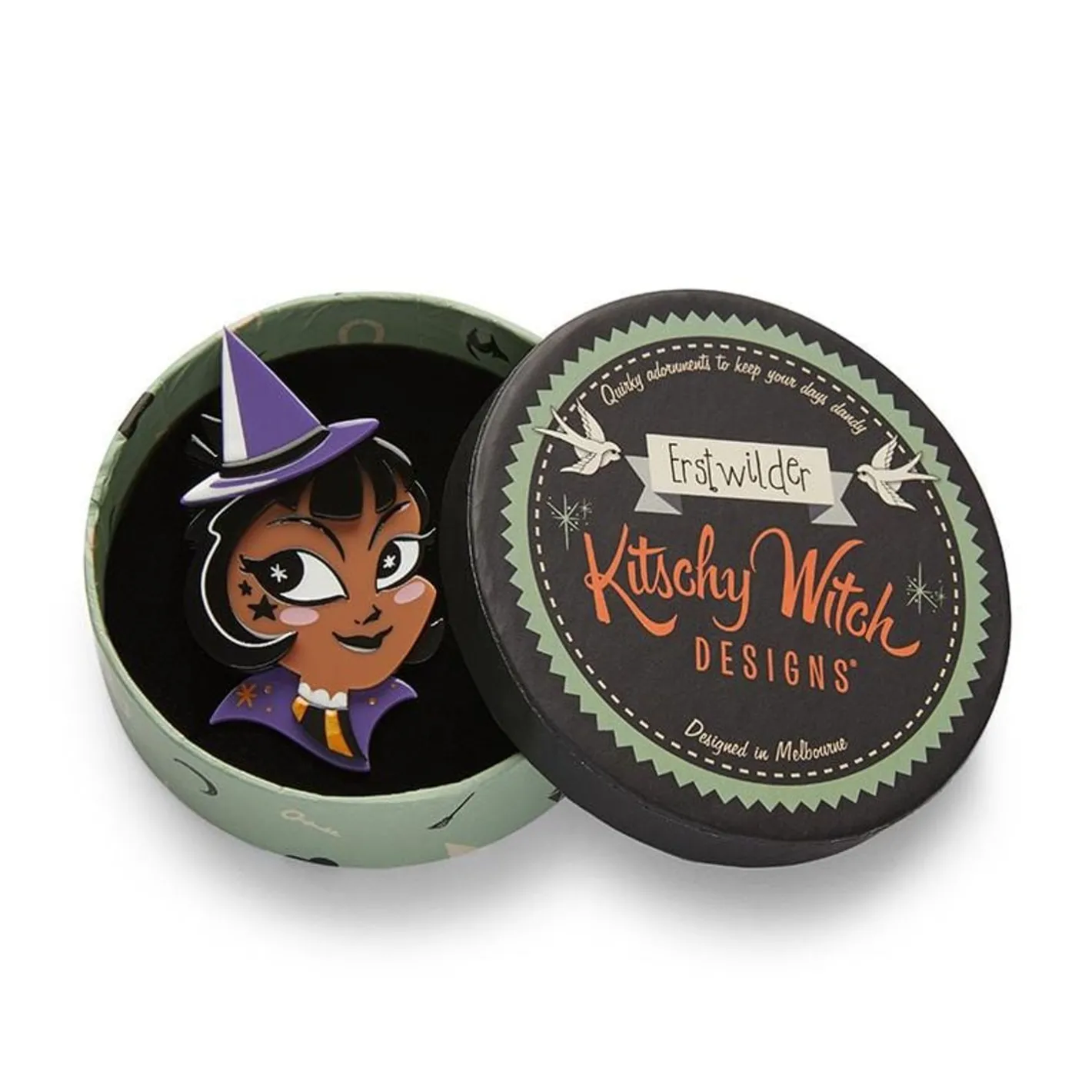 Erstwilder Which Witch? Brooch^ Brooches
