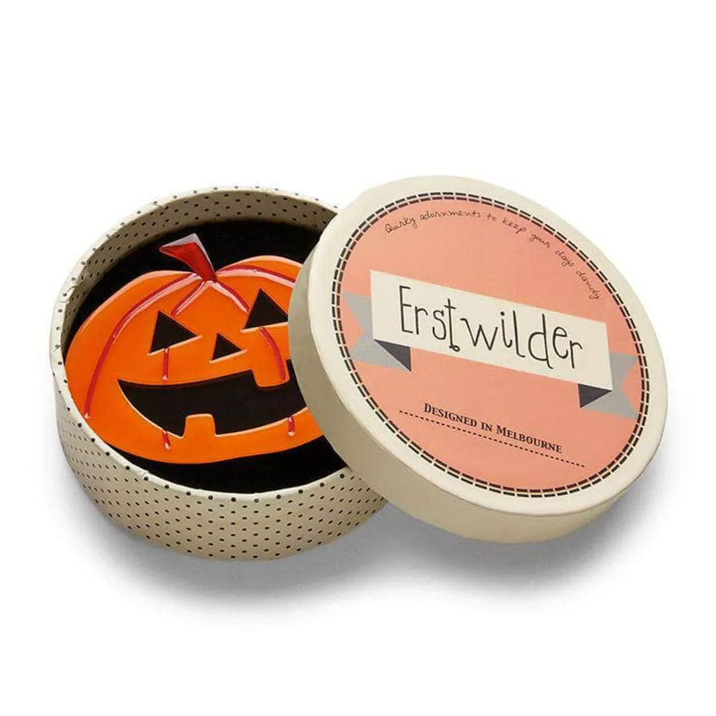 Erstwilder Will-O' The Wisp Pumpkin Brooch^ Brooches
