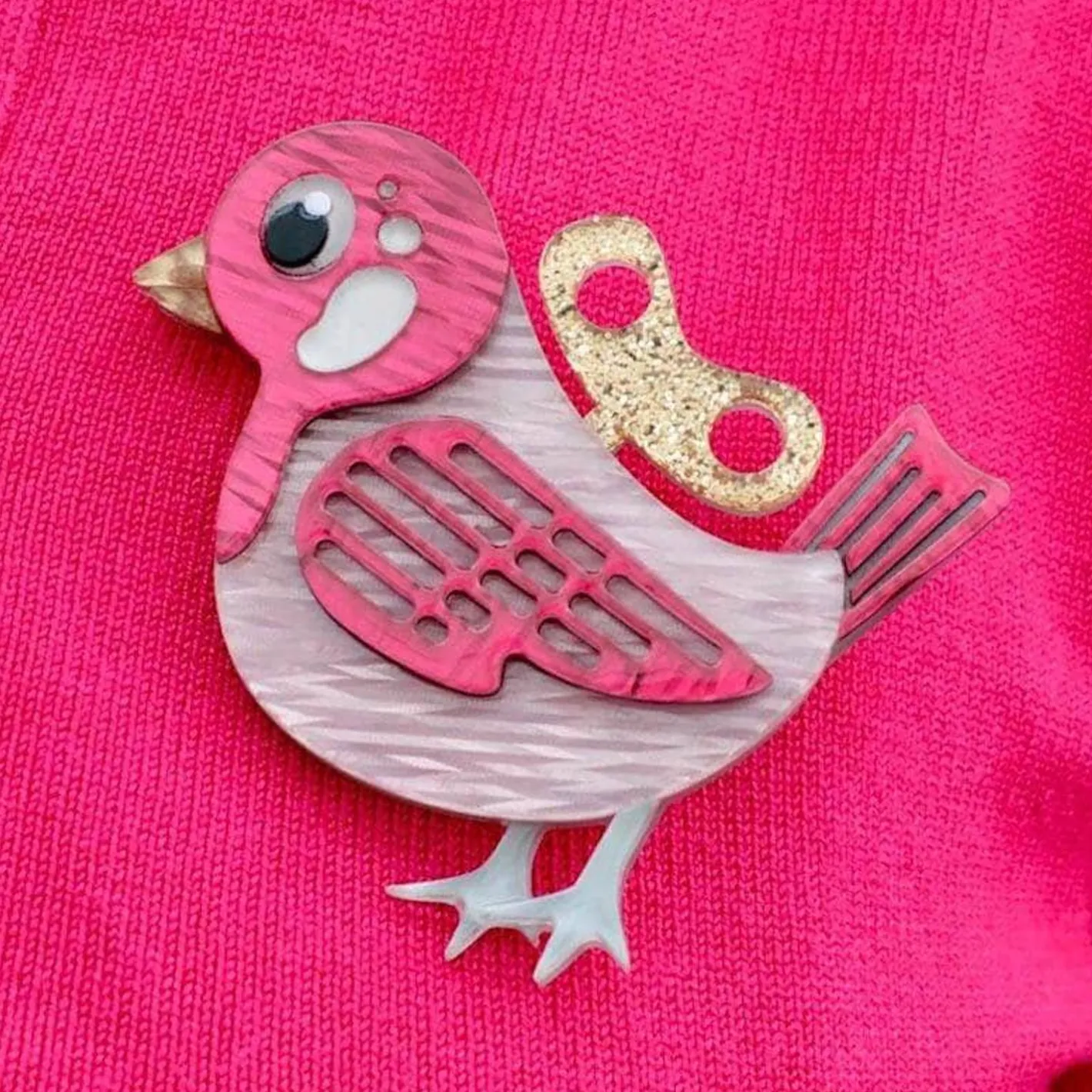 Erstwilder Wind-Up Whimsy Brooch^ Brooches