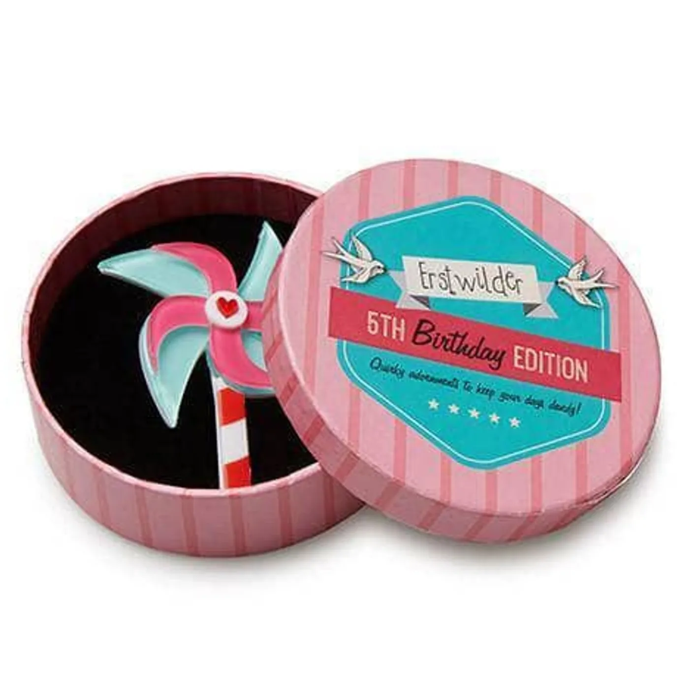Erstwilder Wonderful Whirlie Brooch^ Brooches