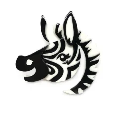 Erstwilder Zesty Zebra Brooch^ Brooches